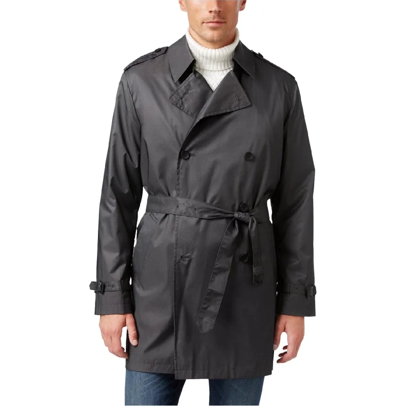 Printed Jackets Kenneth Cole Mens Ridge Microdot Raincoat