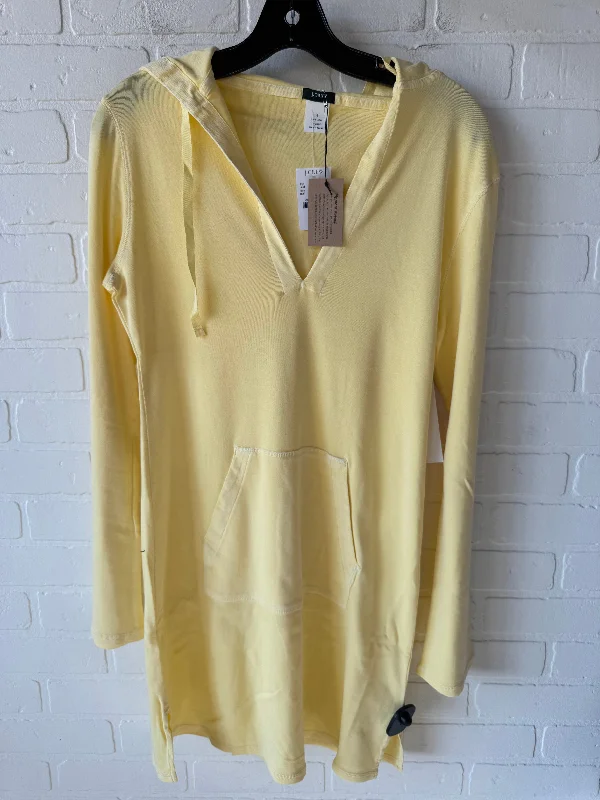 Smart Casual Tunic Long Sleeve By J. Crew In Yellow, Size: S