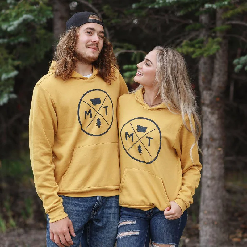 Warm Jackets Montana Circle Logo Hoodie (unisex)