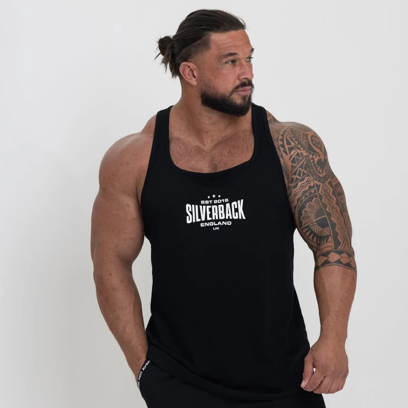 Sporty Suits Icon Stringer Vest - Black