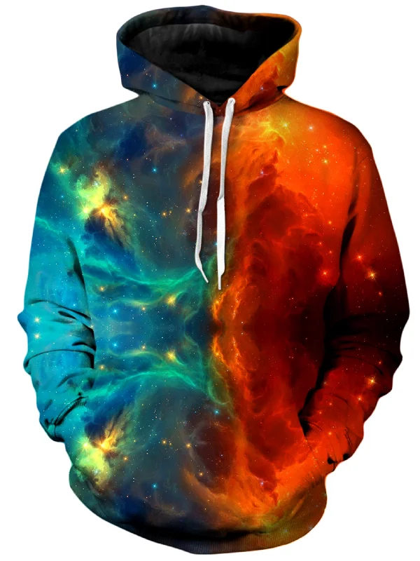 Workwear Jackets Fire and Ice Galaxy Unisex Hoodie