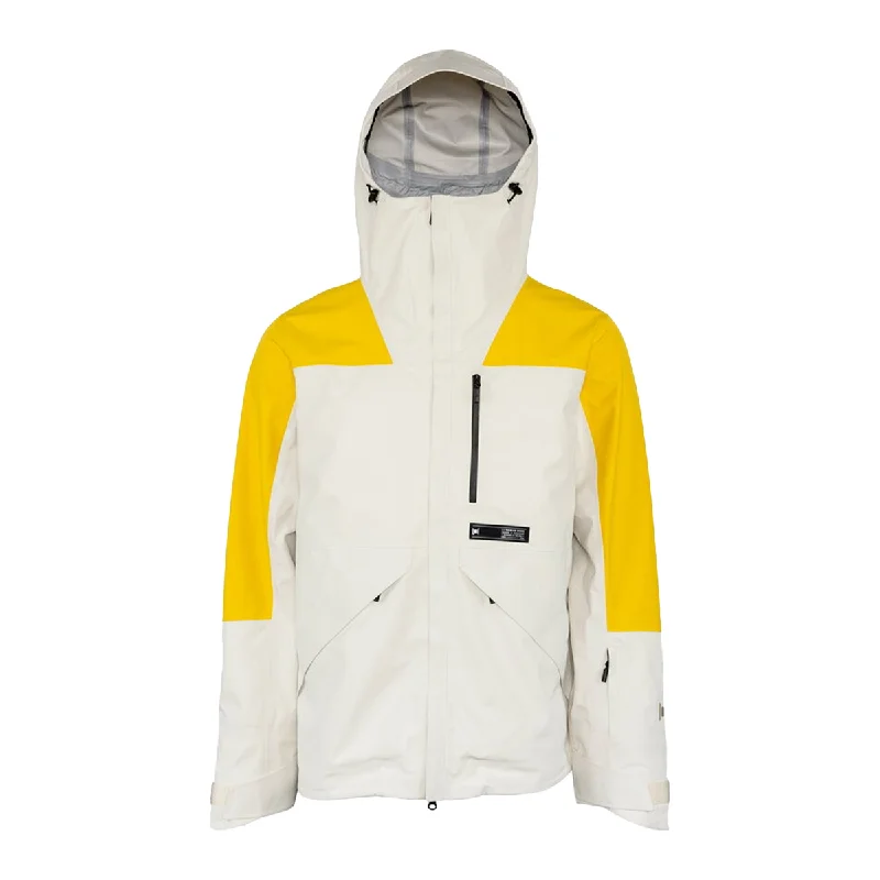 Smart Casual L1 2025 Filmore Jacket - Cream/ Hot Yellow