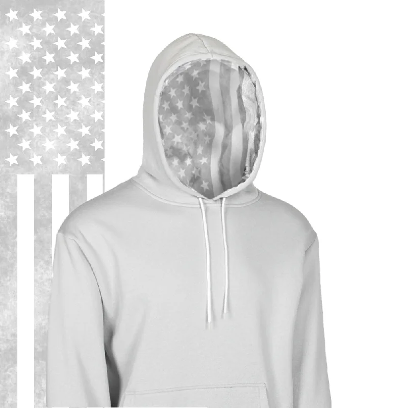 Stylish Sneakers Classic Lined Hoodie | Ghost American Flag