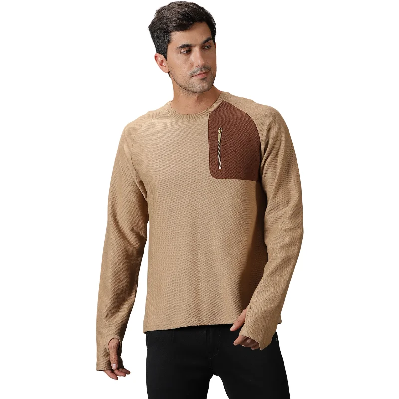 Designer Ties Men's Casual Fit Thumb Hole Sleeve Sweat Shirt