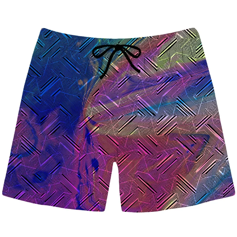 Bold Prints Trifecta Swim Trunks