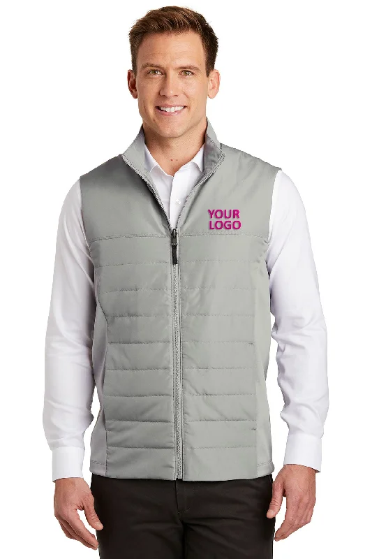 Light Jackets Port Authority Collective Insulated Branded Vests, Gusty Grey