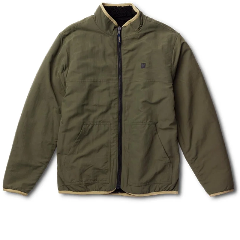 Casual Cardigans Roark Switchback Reversible Jacket - Black/Dark Military