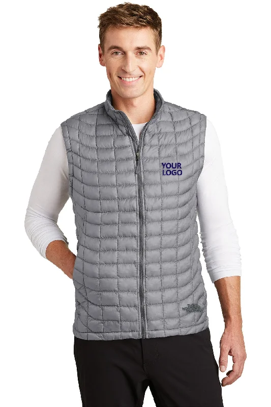 Varsity Jackets The North Face ThermoBall Trekker Vest Mid Grey