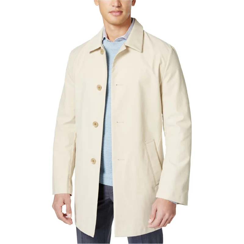 Luxury Comfort DKNY Mens Darryl Raincoat, Beige, 40 Short