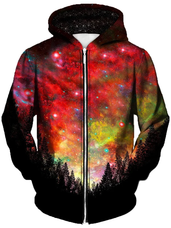 Urban Vests Rasta Woods Unisex Zip-Up Hoodie