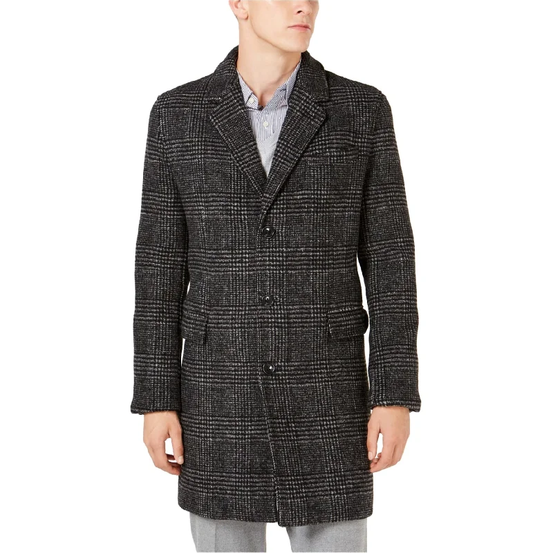 Comfortable Pants Michael Kors Mens Slim Fit Plaid Top Coat