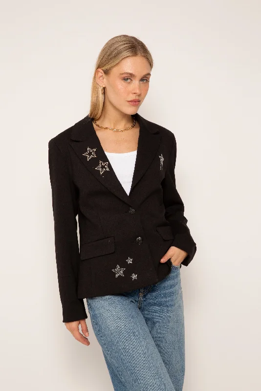 Stylish Blazers CPW Junie Rhinestone Star Blazer