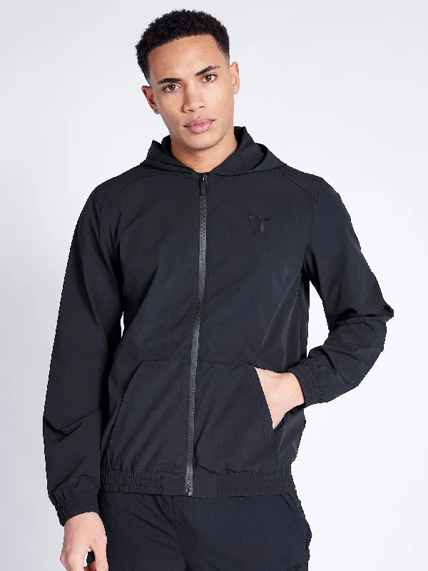 Sporty Jackets Krypton Full Zip Jacket - Black