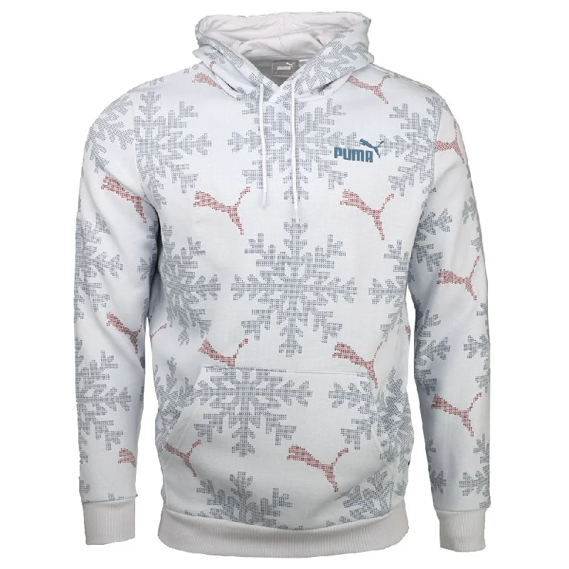 Casual Wear Ess+ Logo Lab Holiday Graphic Hoodie