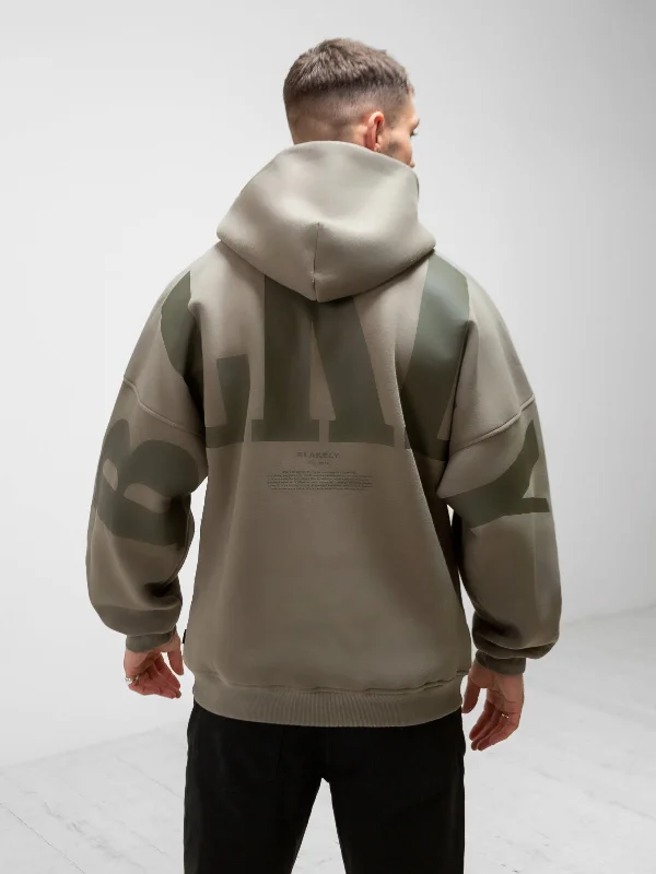 Modern Coats BLKLY Relaxed Hoodie - Safari Green