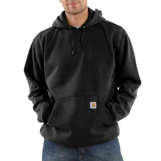 Classic Leather K121 Loose Fit Midweight Hoodie - Black