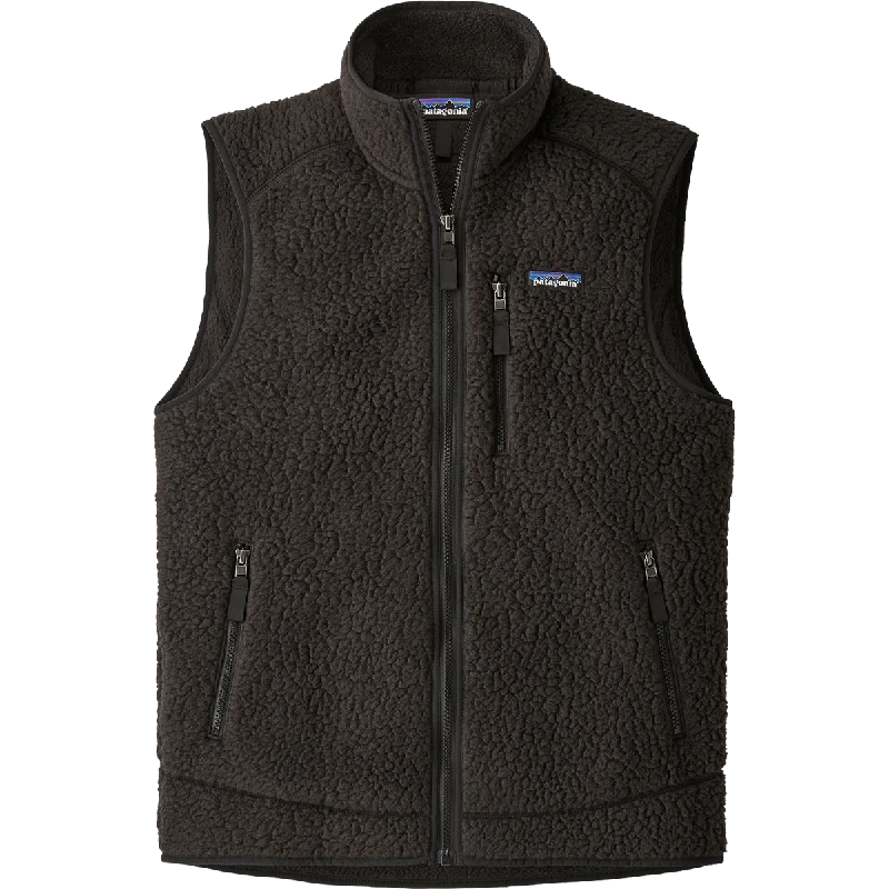 Sporty Look Men's Retro Pile Vest