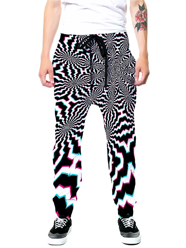 Comfortable Sneakers Fractal Ripples Joggers