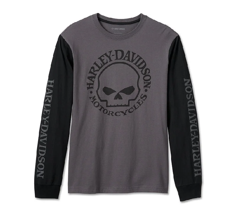 Parkas Style WILLIE G SKULL LONG SLEEVE TEE