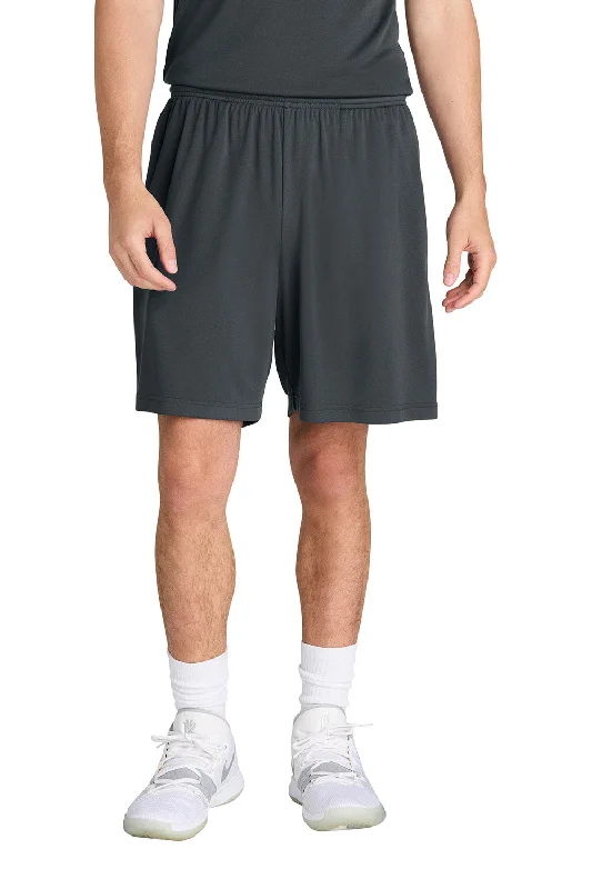 Casual Boots Sport-Tek Mens Moisture Wicking Competitor Athletic Shorts w/ Pockets - Iron Grey - New