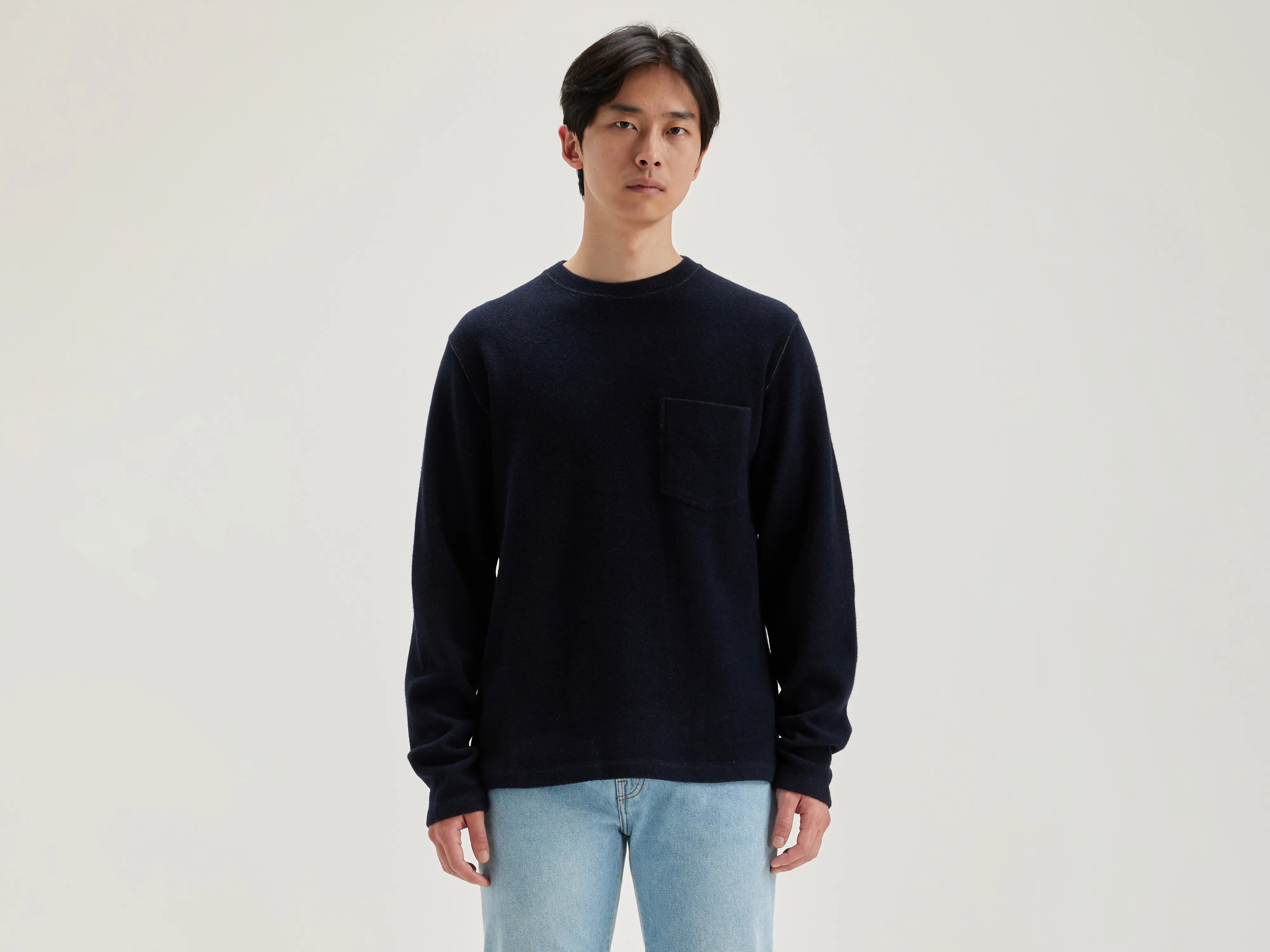 Soft Fabrics Velo crew-neck sweatshirt (242 / M / COMBO C)