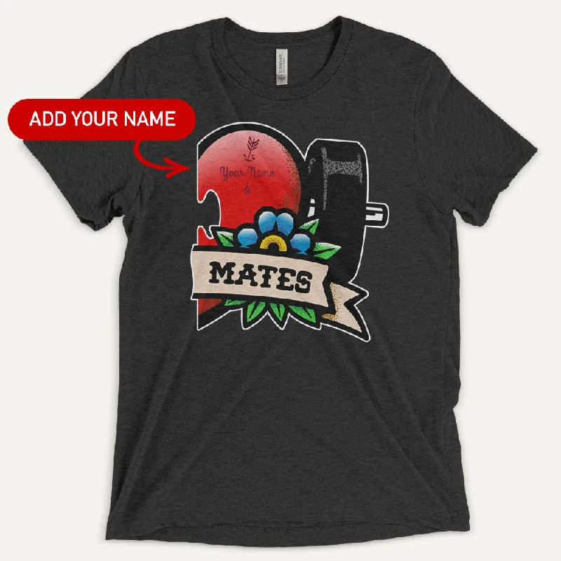 Sports Pants Swole Mates Personalized Men's Triblend T-Shirt (Mates)