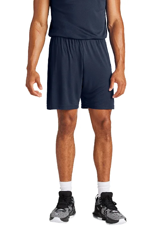 Hipster Style Sport-Tek Mens Moisture Wicking Competitor Athletic Shorts - True Navy Blue - New