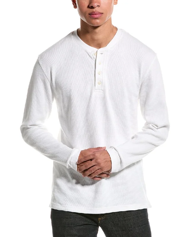 Hipster Style WEATHERPROOF VINTAGE Waffle Henley Shirt