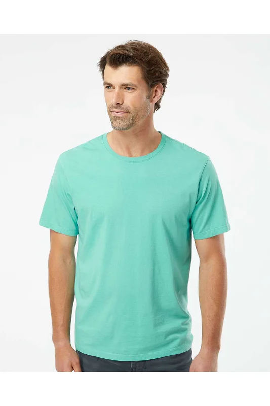 Everyday Outfits SoftShirts Mens Organic Short Sleeve Crewneck T-Shirt - Seafoam Green