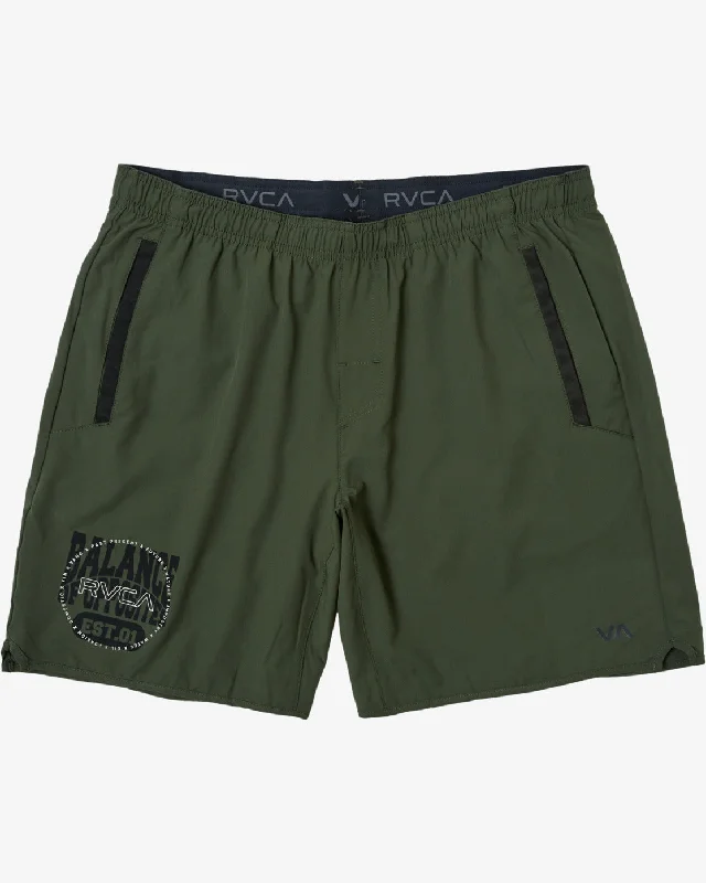 Bomber Jackets Yogger Stretch 17" Athletic Shorts - Dark Olive