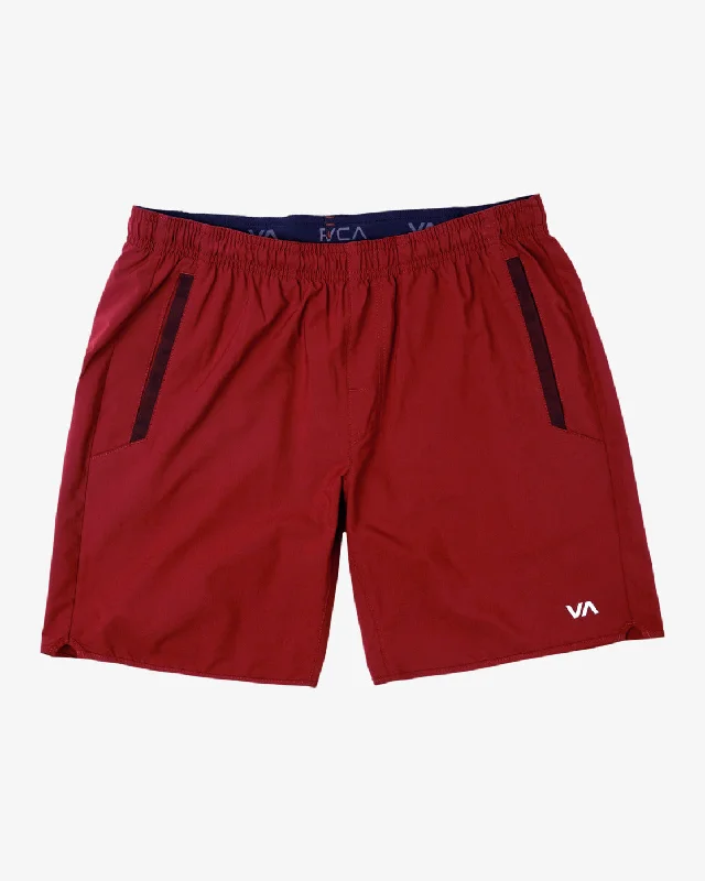 Modern Backpacks Yogger Stretch 17" Athletic Shorts - Cardinal