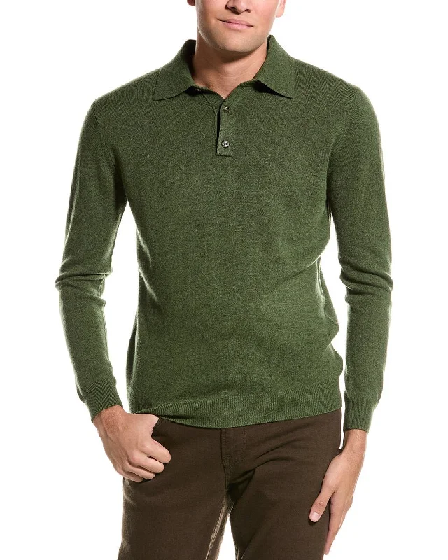 Dapper Suits Forte Polo Cashmere Sweater