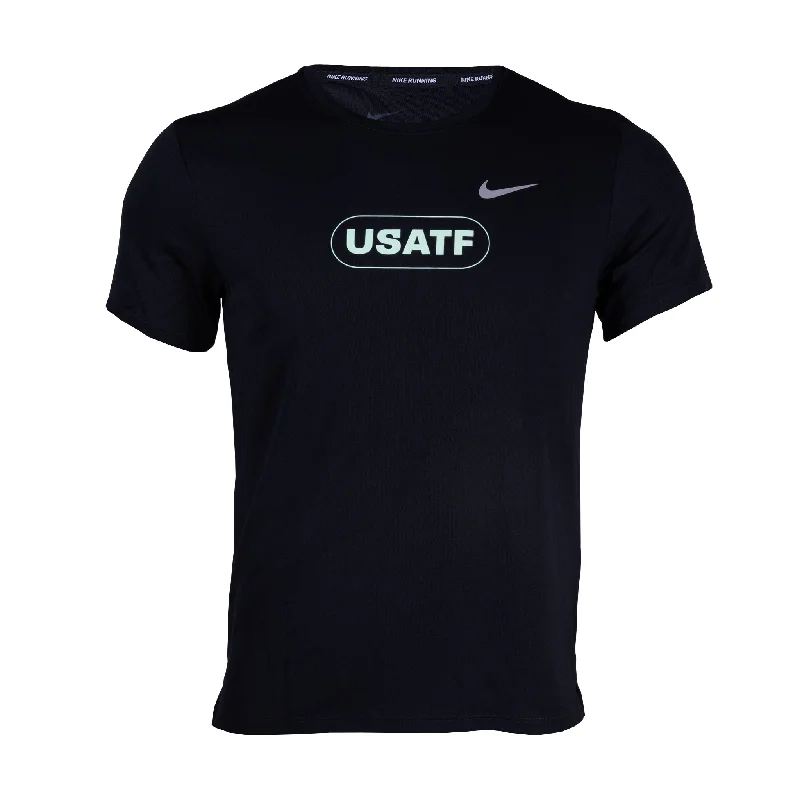 Rugged Jackets Nike USATF Men's Dri-FIT Miler Short Sleeve T-Shirt