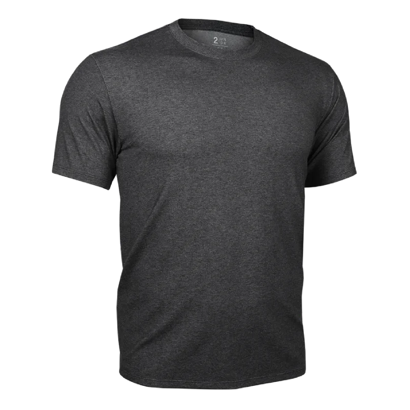 Relaxed Wear 2UNDR Luxury Crew Tee - CHARCOAL