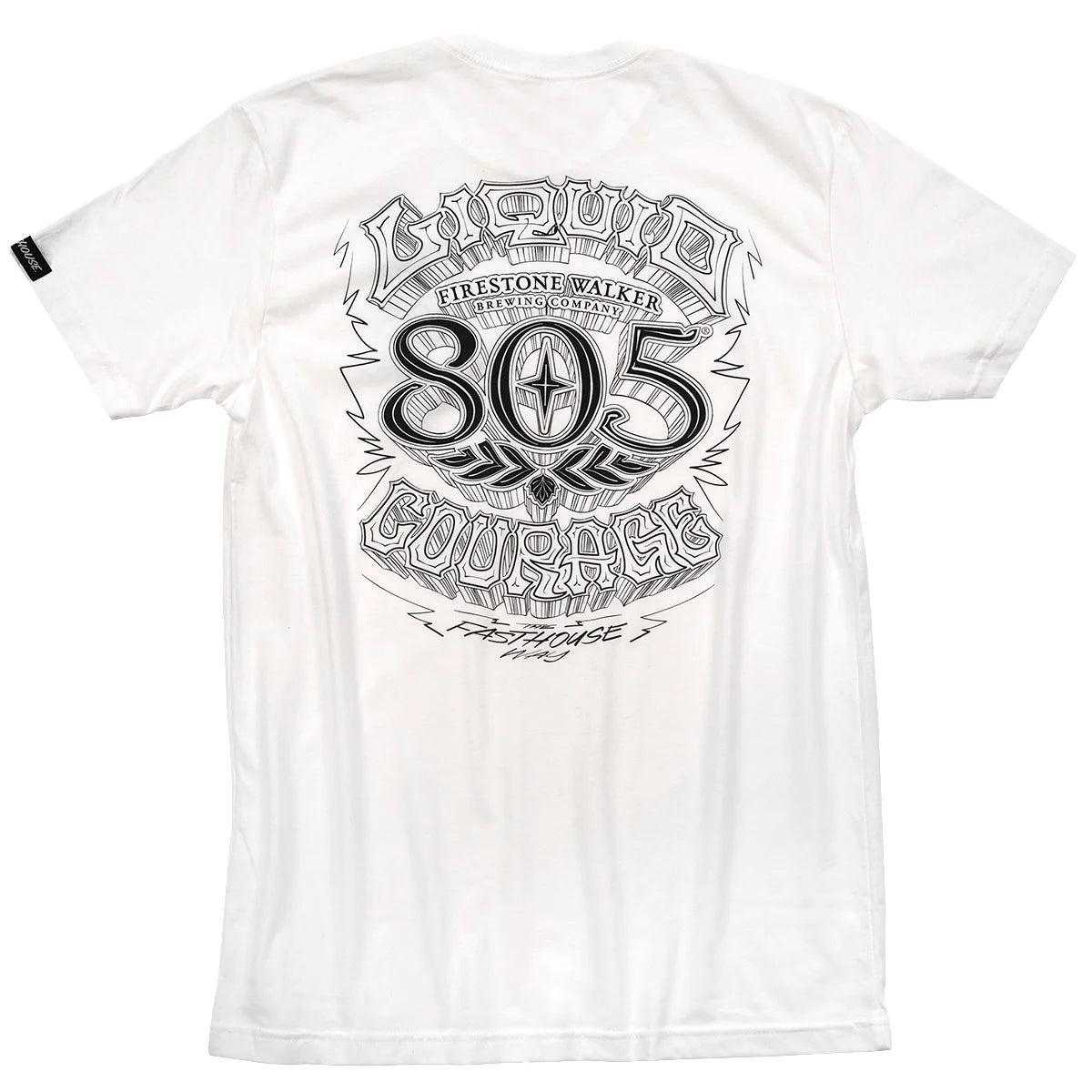 Premium Fabric 805 Liquid Courage Tee - White