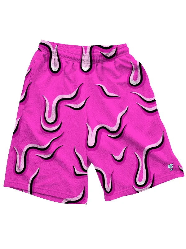 Trendy Joggers Neon Drippy (Pink) Shorts