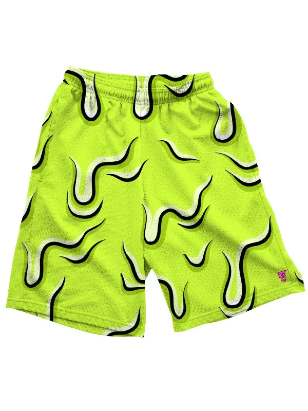 Funky T-shirts Neon Drippy (Green) Shorts