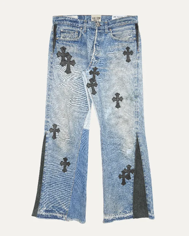 Slim-fit Trousers Gallery Dept. Cross Patch LA Flare Jeans