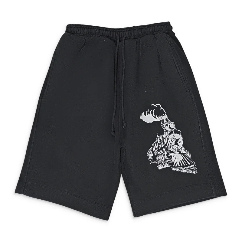 Premium Fabric TRAINING BLACK SWEATSHORTS