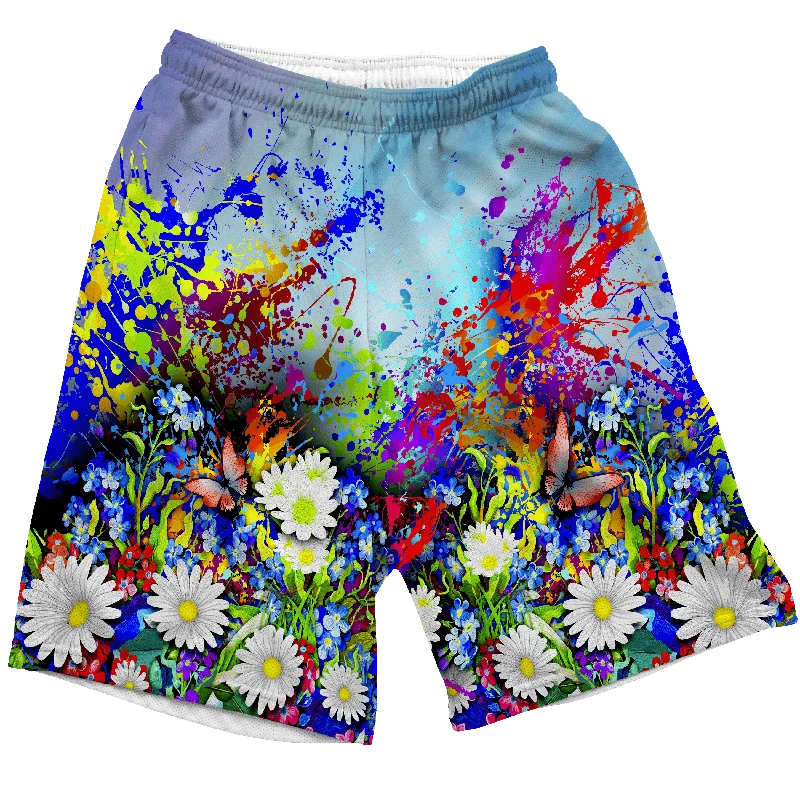 Slim-fit Trousers Electro Daisy Shorts