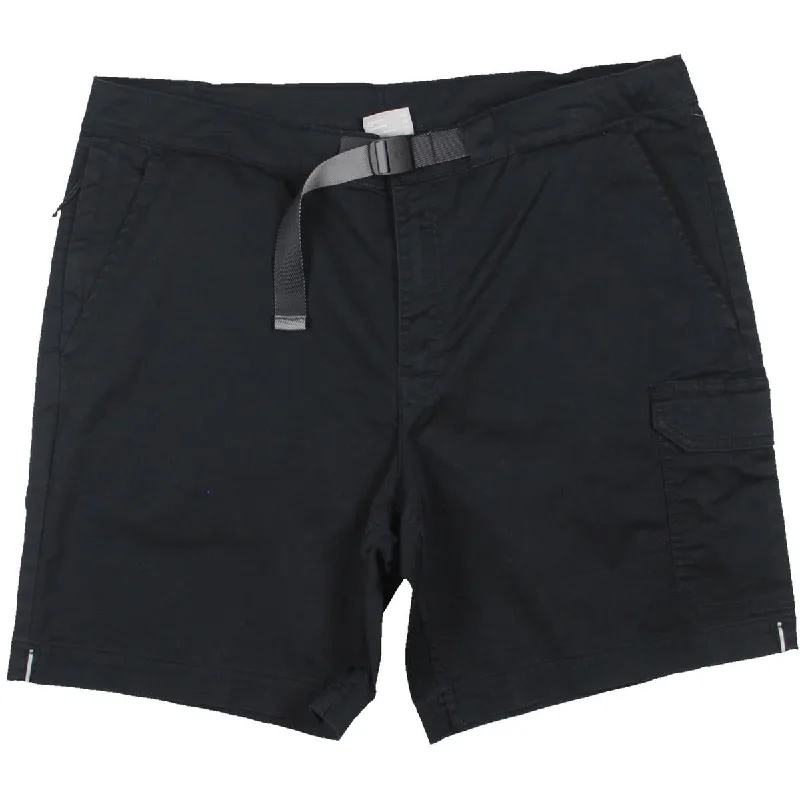 Sporty Look Mens Belted Stretch Cargo Shorts