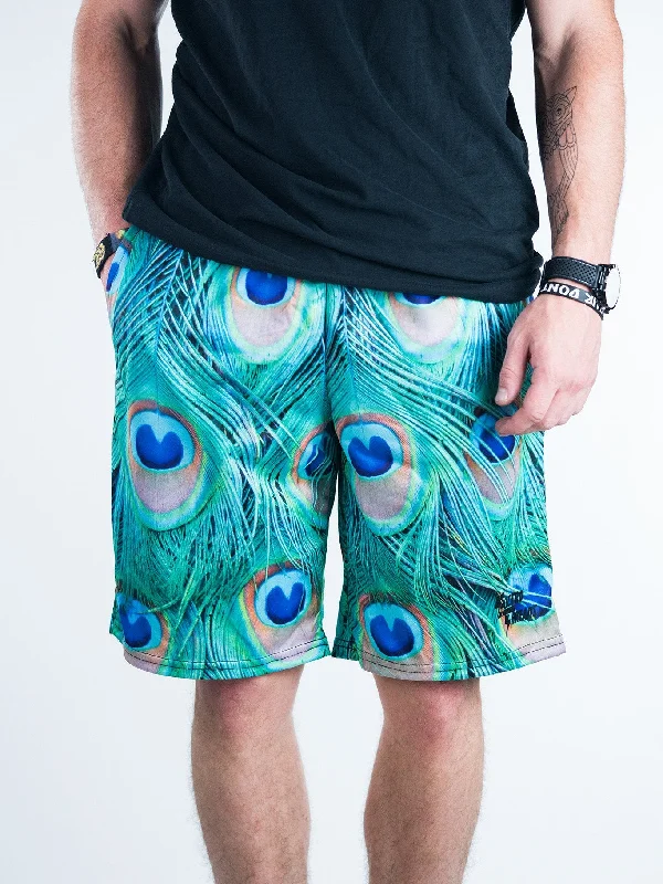 Tech Jackets Peacock Shorts