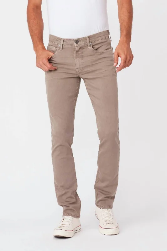 Funky T-shirts Men's Lennox Slim Jean In Beige Ash