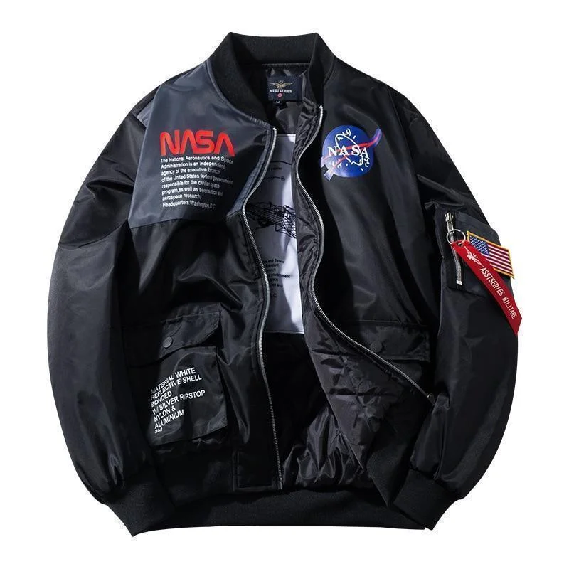 Slim-fit Trousers NASA Special Agent Bomber Jacket