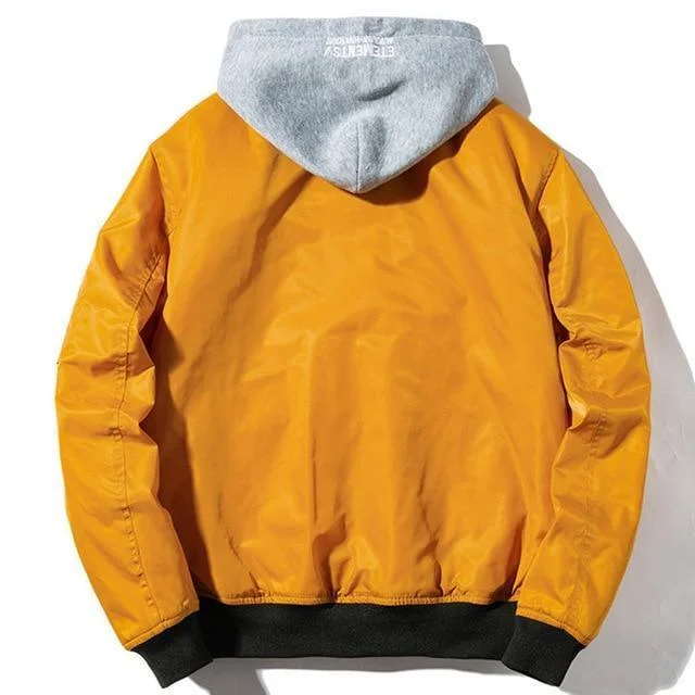 Yellow Winter With Hoodie