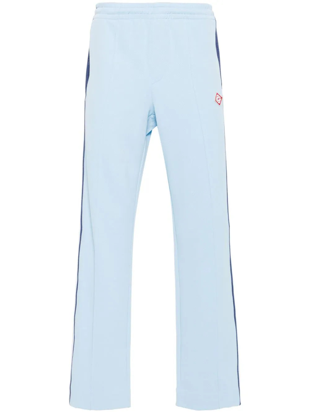 Stylish Polos Logo-Embroidered Straight-Leg Track Pants