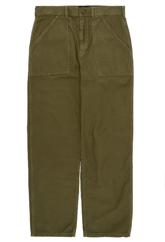 Premium Fabric Stan Ray Men's Fat Pants - Olive Sateen