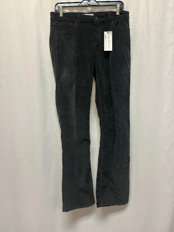 Comfortable Style Pants Corduroy By Calvin Klein In Grey, Size: 8