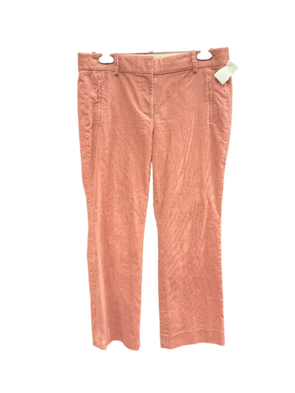 Sporty Jackets Pants Corduroy By J. Crew In Pink, Size: 8