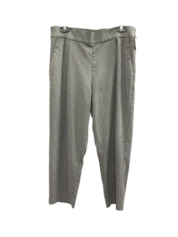 Casual Suits Pants Dress By Gap In Grey, Size: L